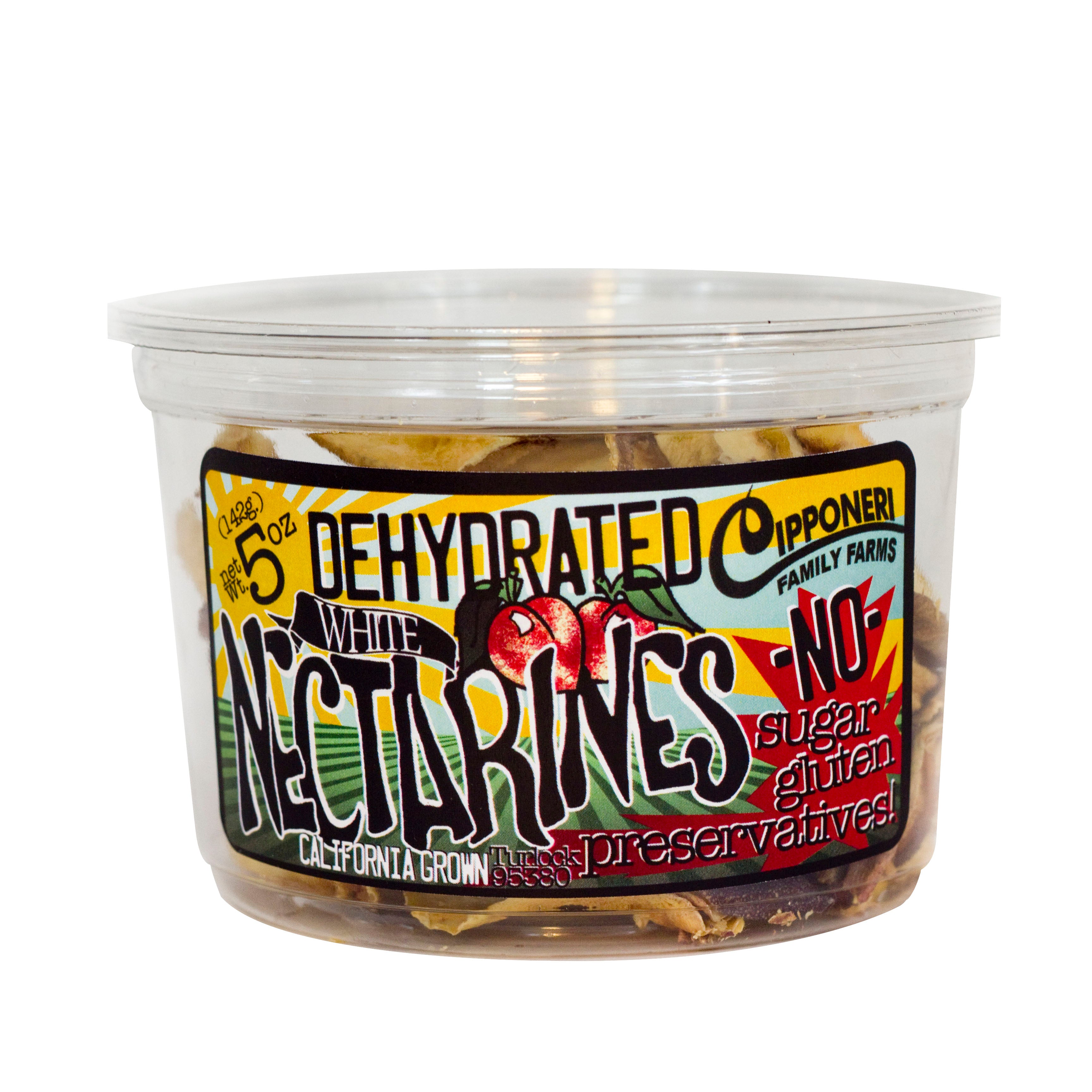 Dehydrated White Nectarines Container