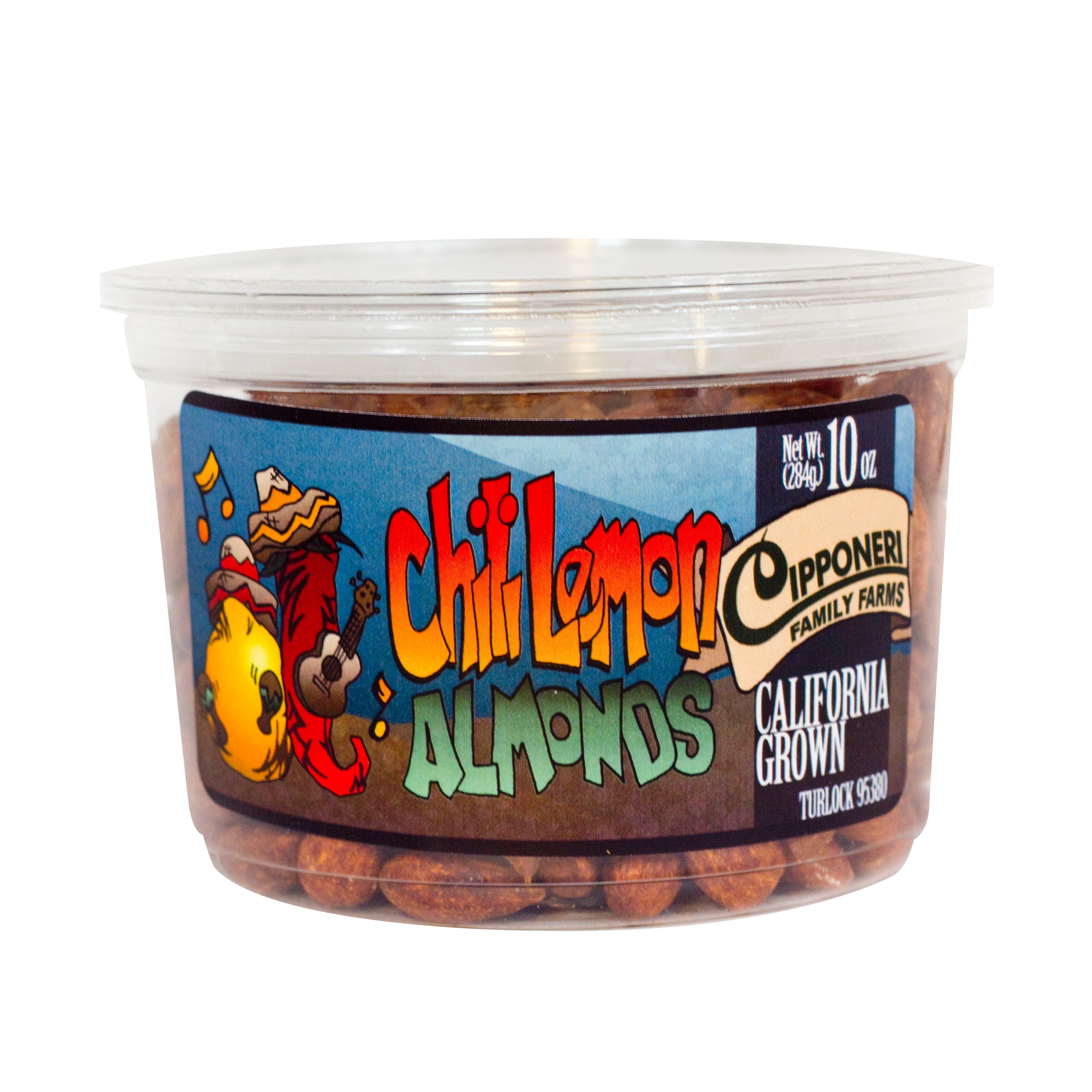 Chili Lemon Almonds Container