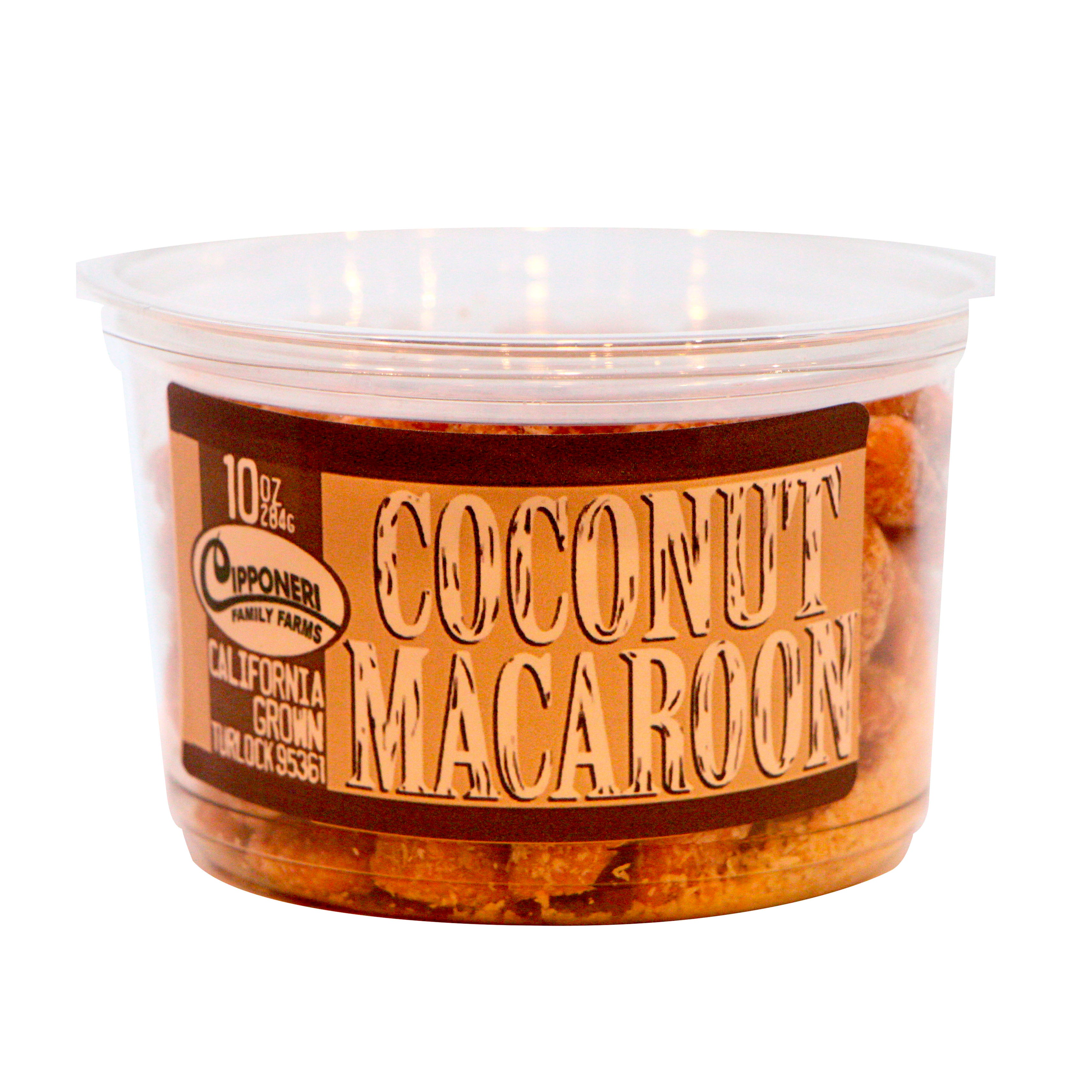 Almonds Coconut Macaroon container