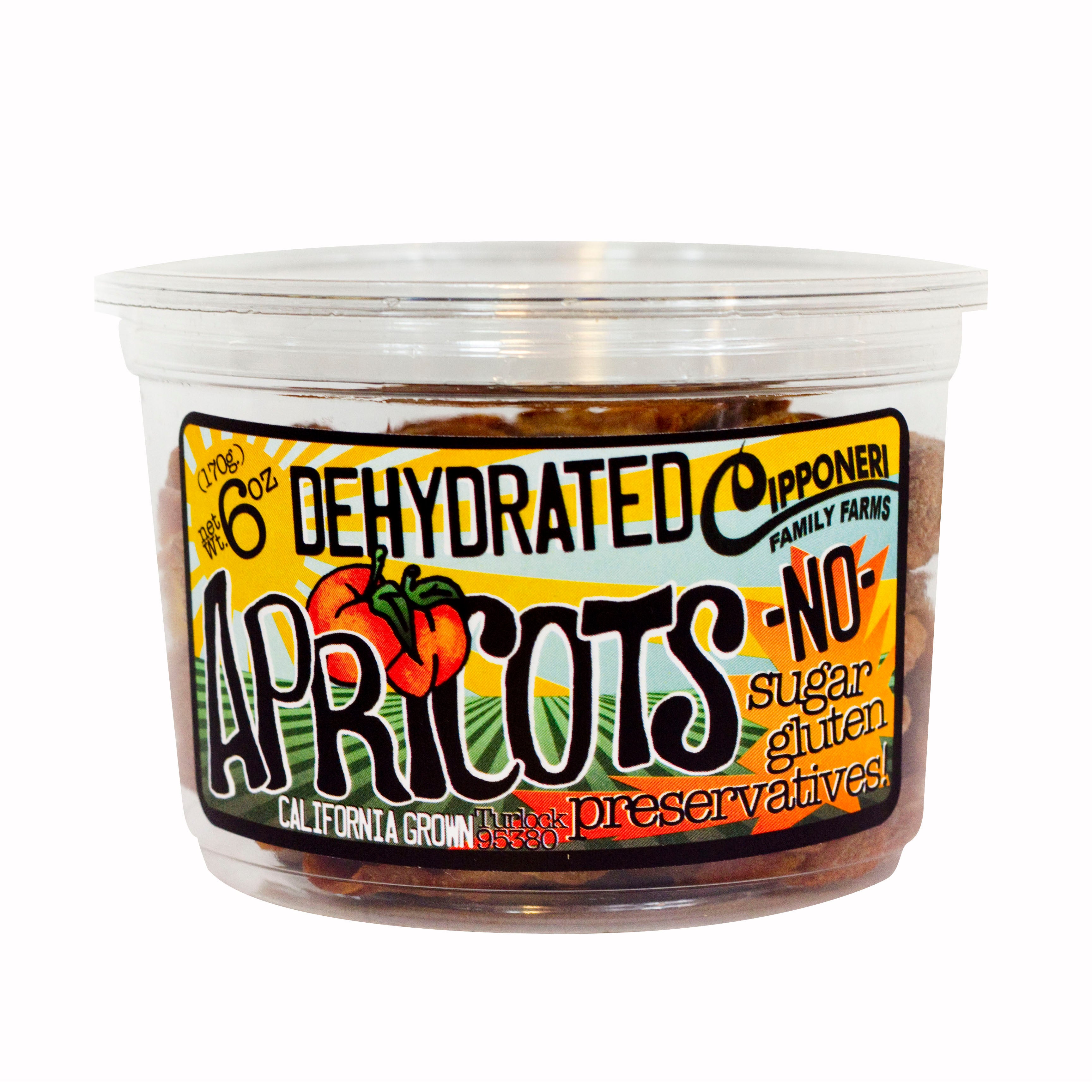 Dehydrated Apricots Container