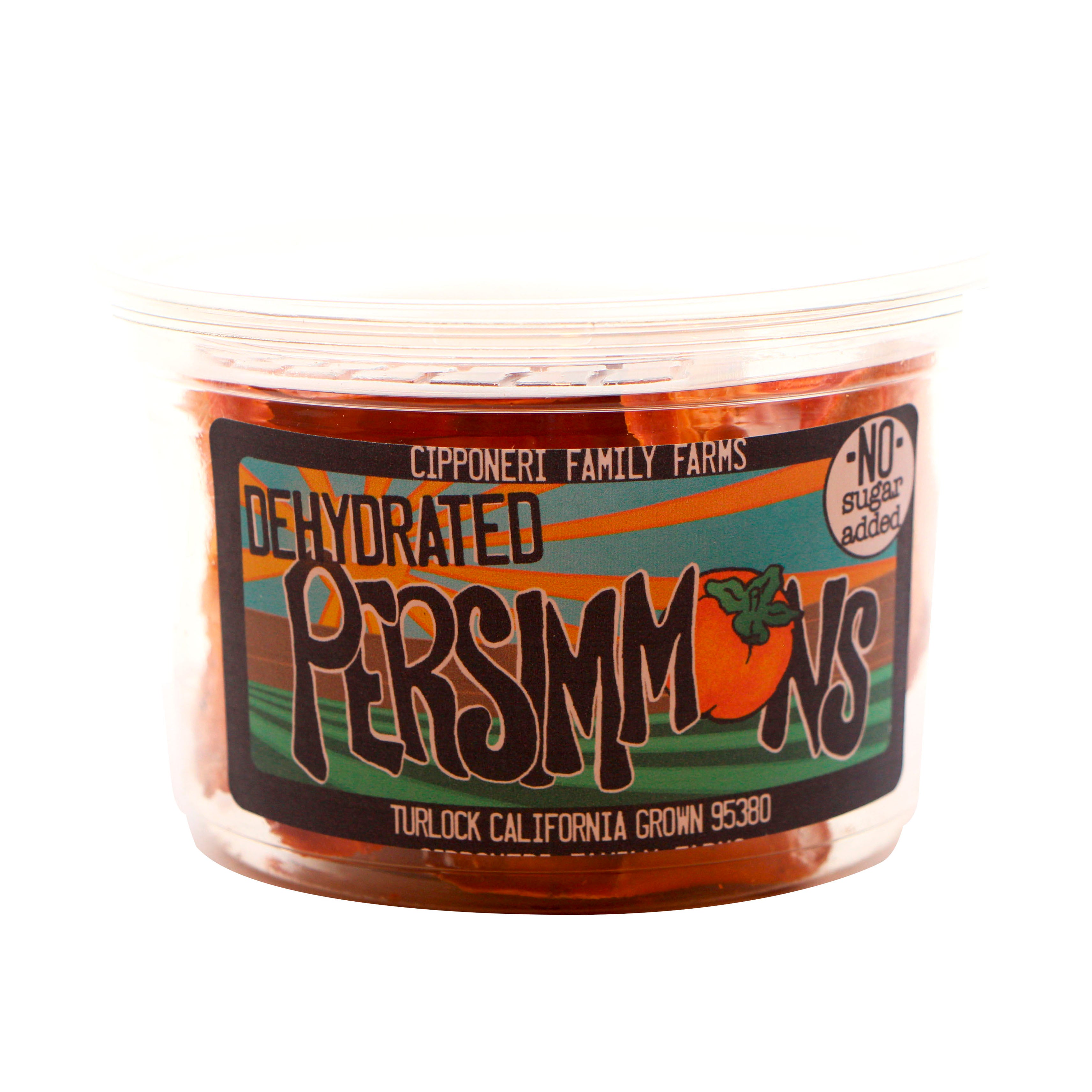 Dehydrated Persimmon container