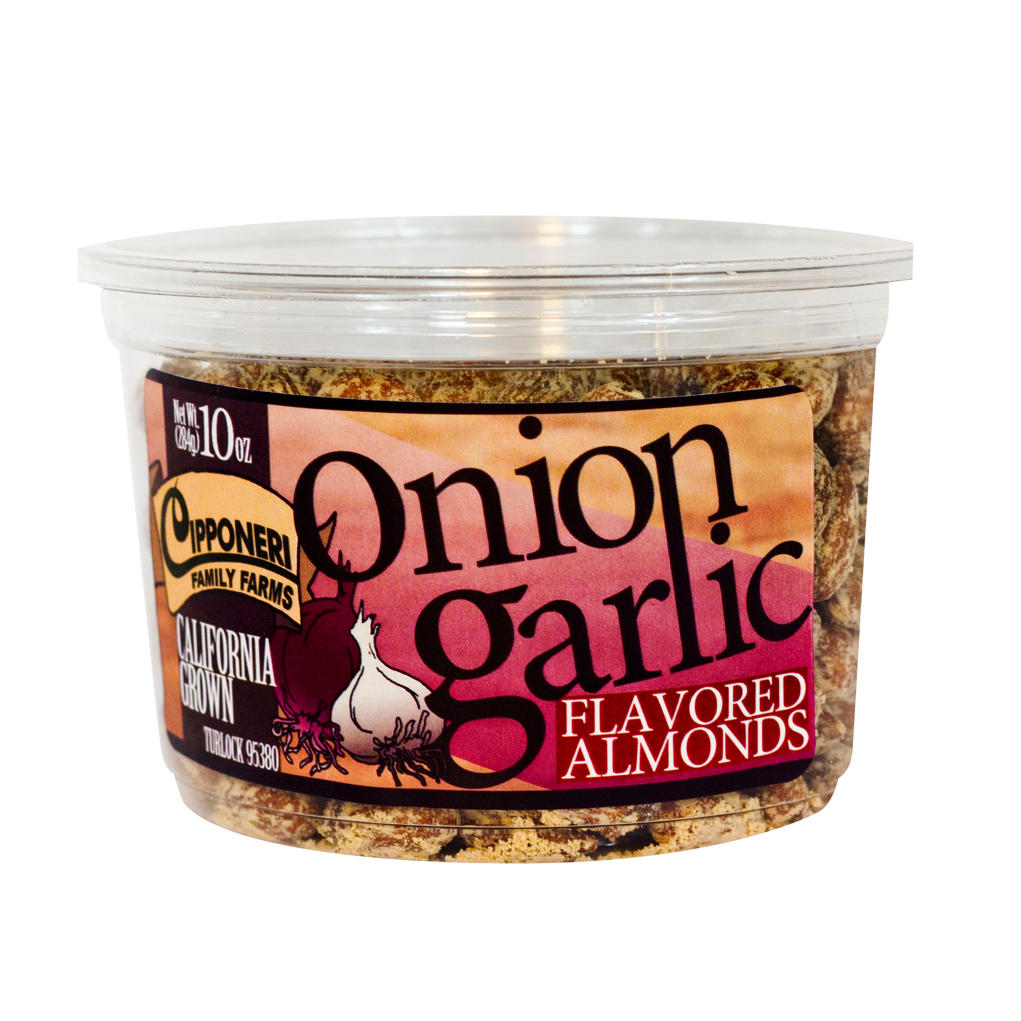 Onion Garlic Almonds Container