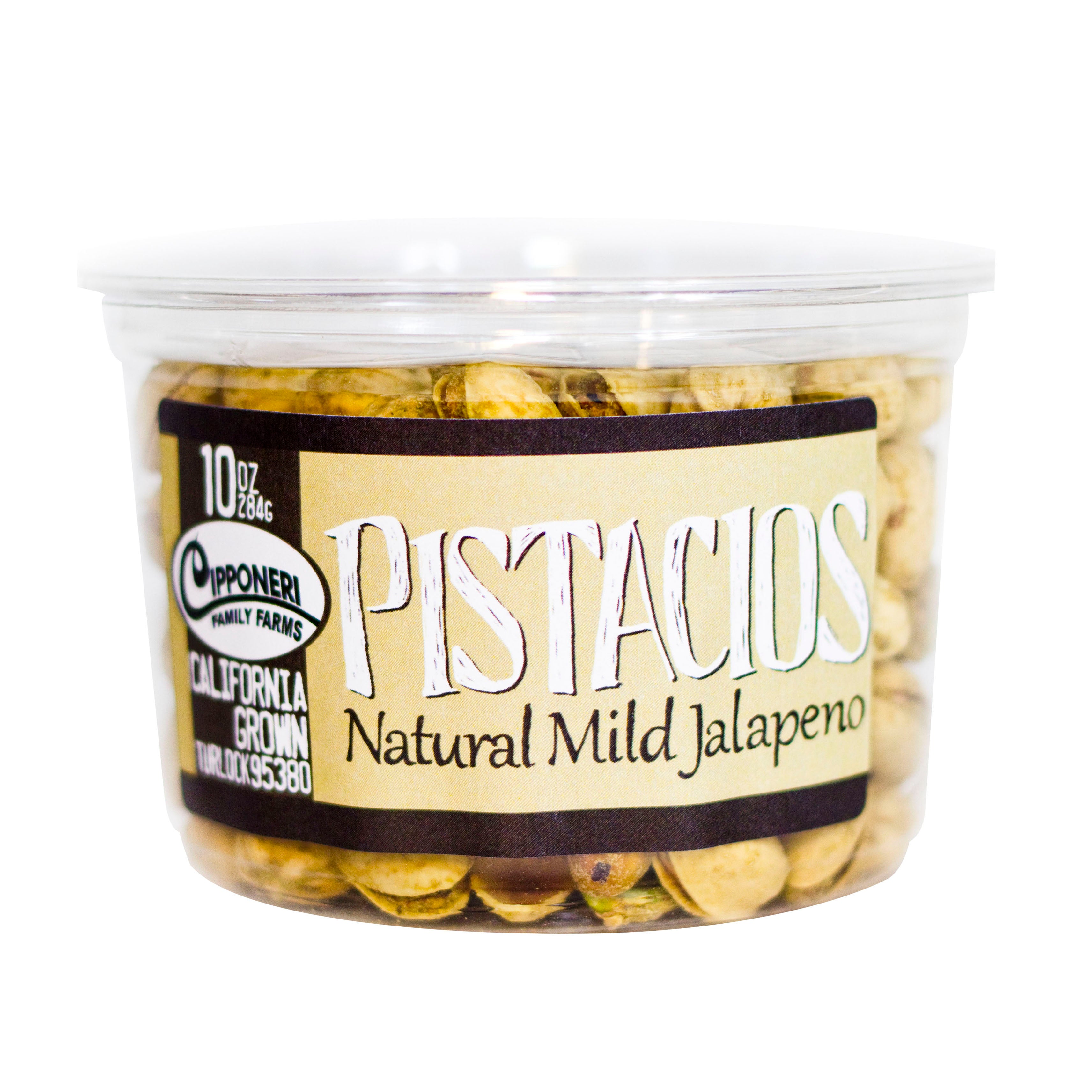 Pistachios Natural Mild Jalapeno cont