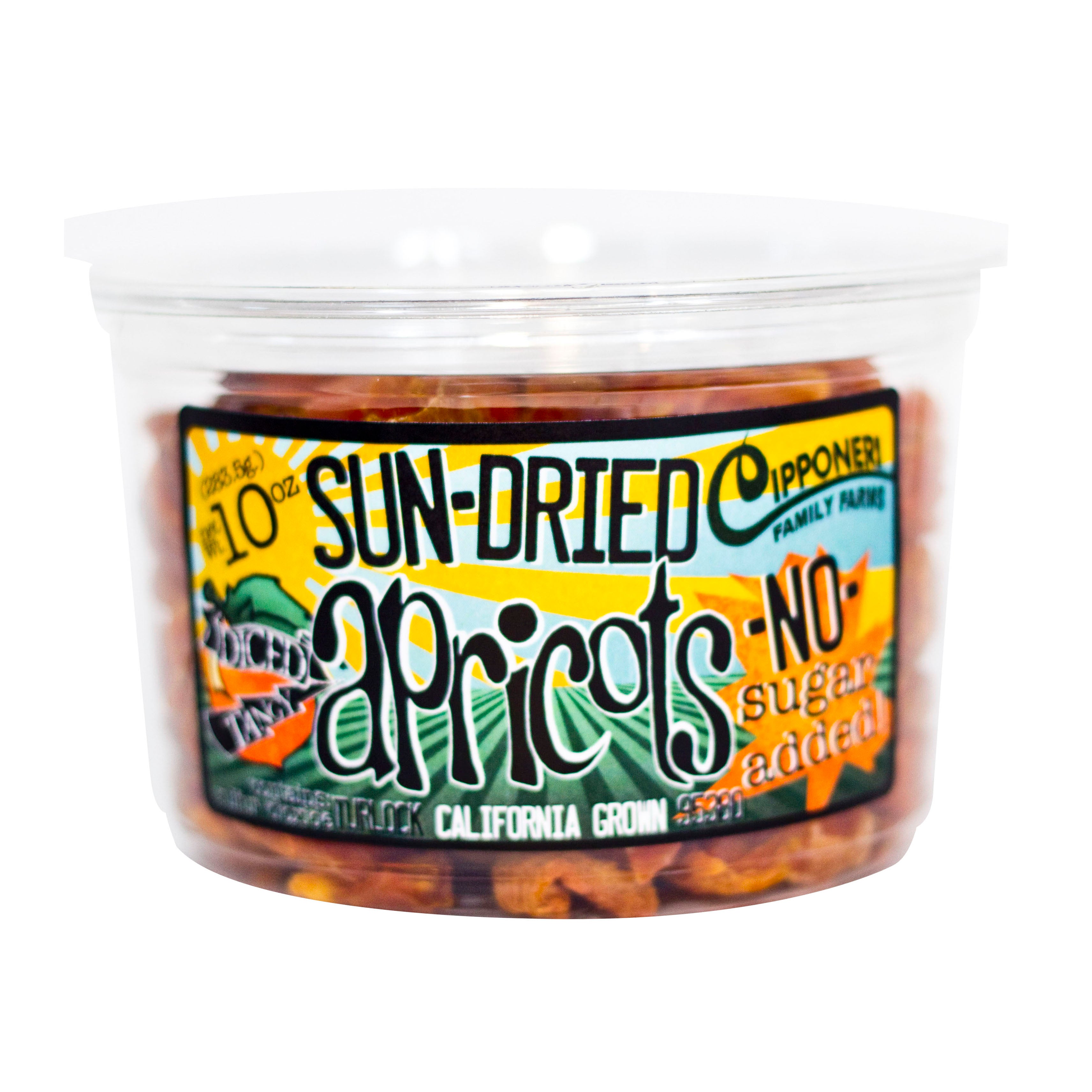 Sun Dried Diced Apricots Cont