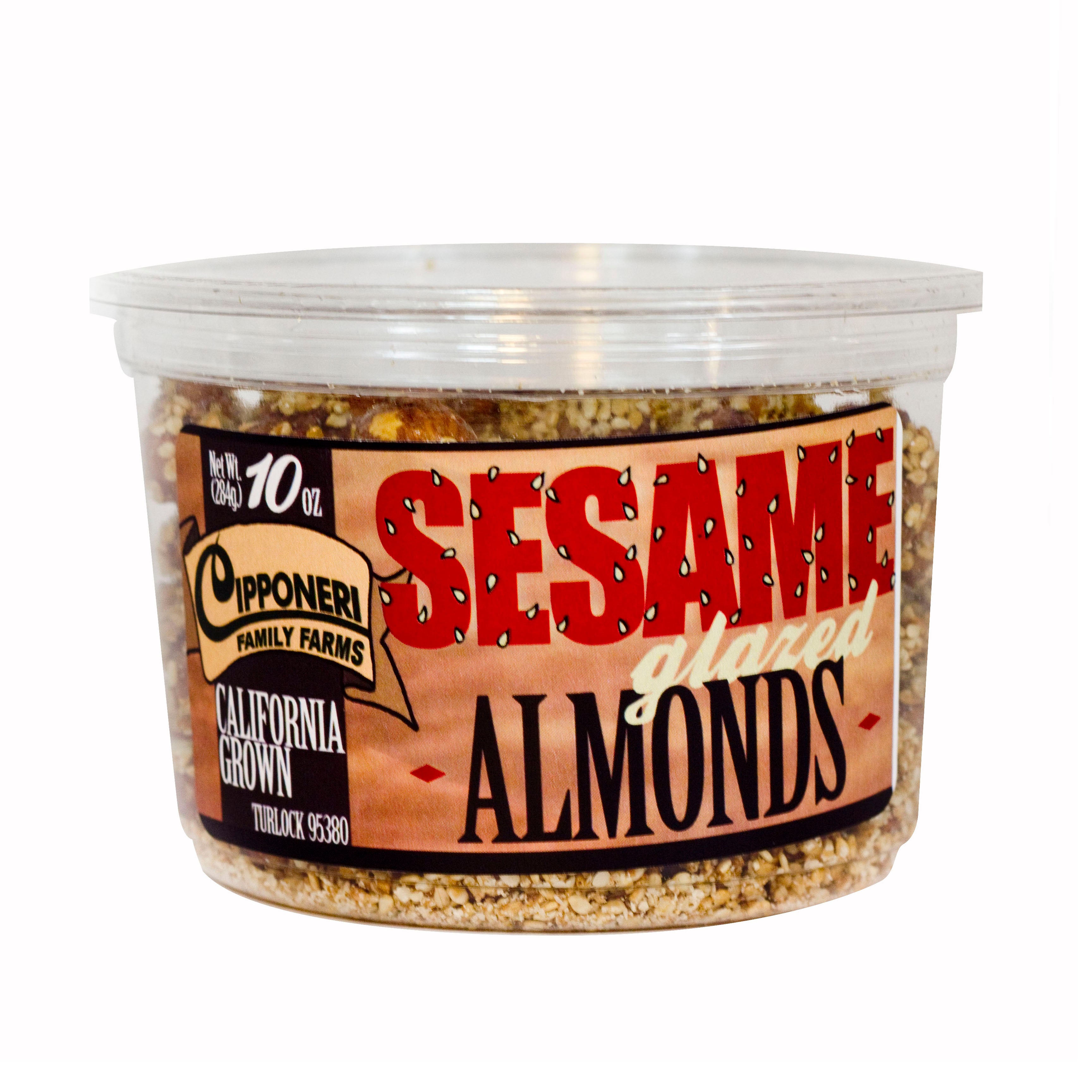 Sesame Glazed Almonds Cont