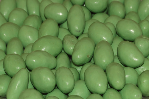 Our premium almonds coated in a sweet mint chocolate.