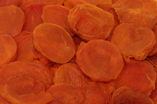 Sun Dried California whole apricots.
