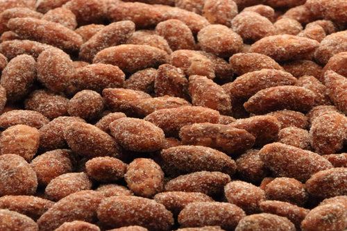 Our premium almonds roasted in sugar and honey.