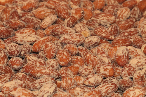 Our premium almonds roasted in a onion garlic seasoning.