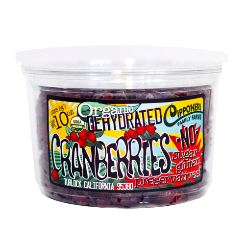 Organic Dehydrated Cranberries Container