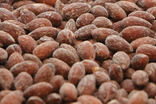 Our premium almonds roasted and salted.